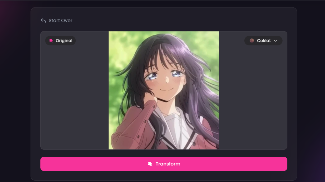 Gambar waifu yang sudah di upload